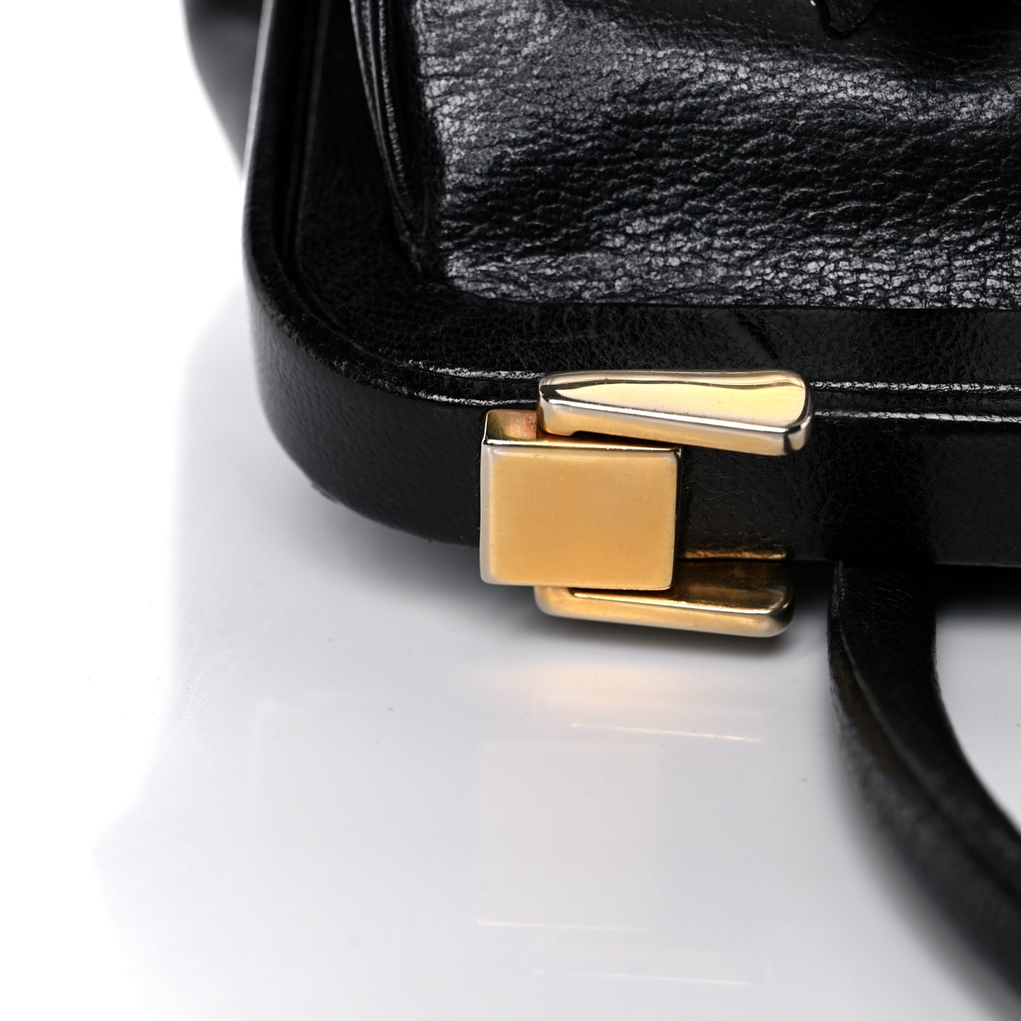 Goatskin Cerniera Doctor Bag Black