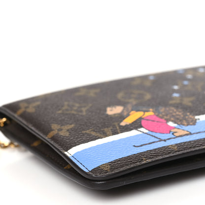 Louis Vuitton Monogram 2018 Christmas Animation Pochette Weekend 8 of 9