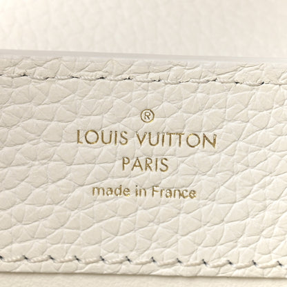 Louis Vuitton Taurillon Ayers Capucines Mini White Snow White 6 of 10
