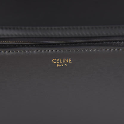 Celine Shiny Calfskin Medium Triomphe Grey 8 of 12