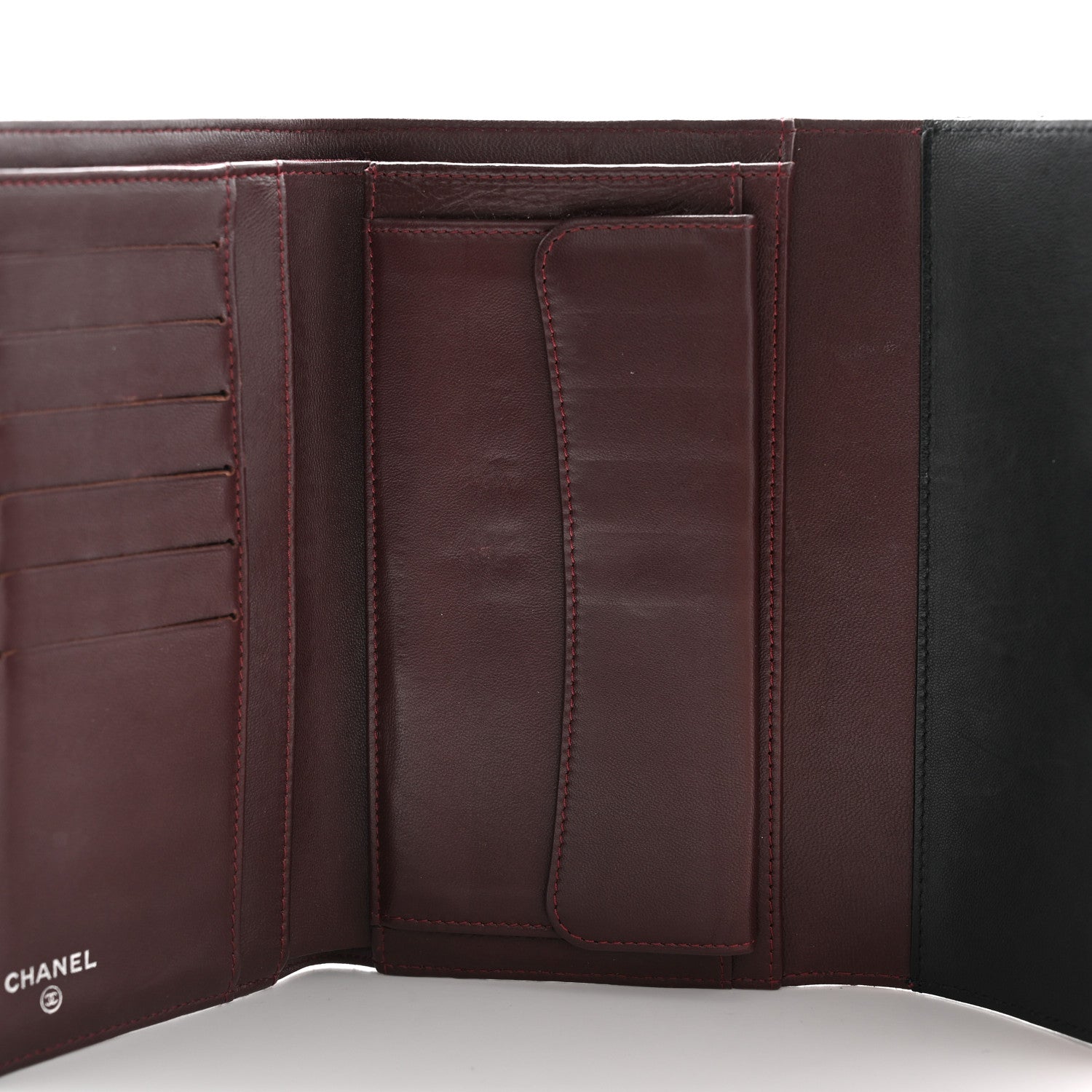 Chanel Lambskin Quilted Small Flap Wallet Black 5 of 12