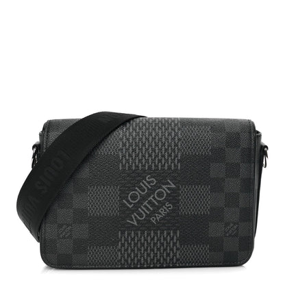 Louis Vuitton Damier Graphite 3D Studio Messenger Black 1 of 7