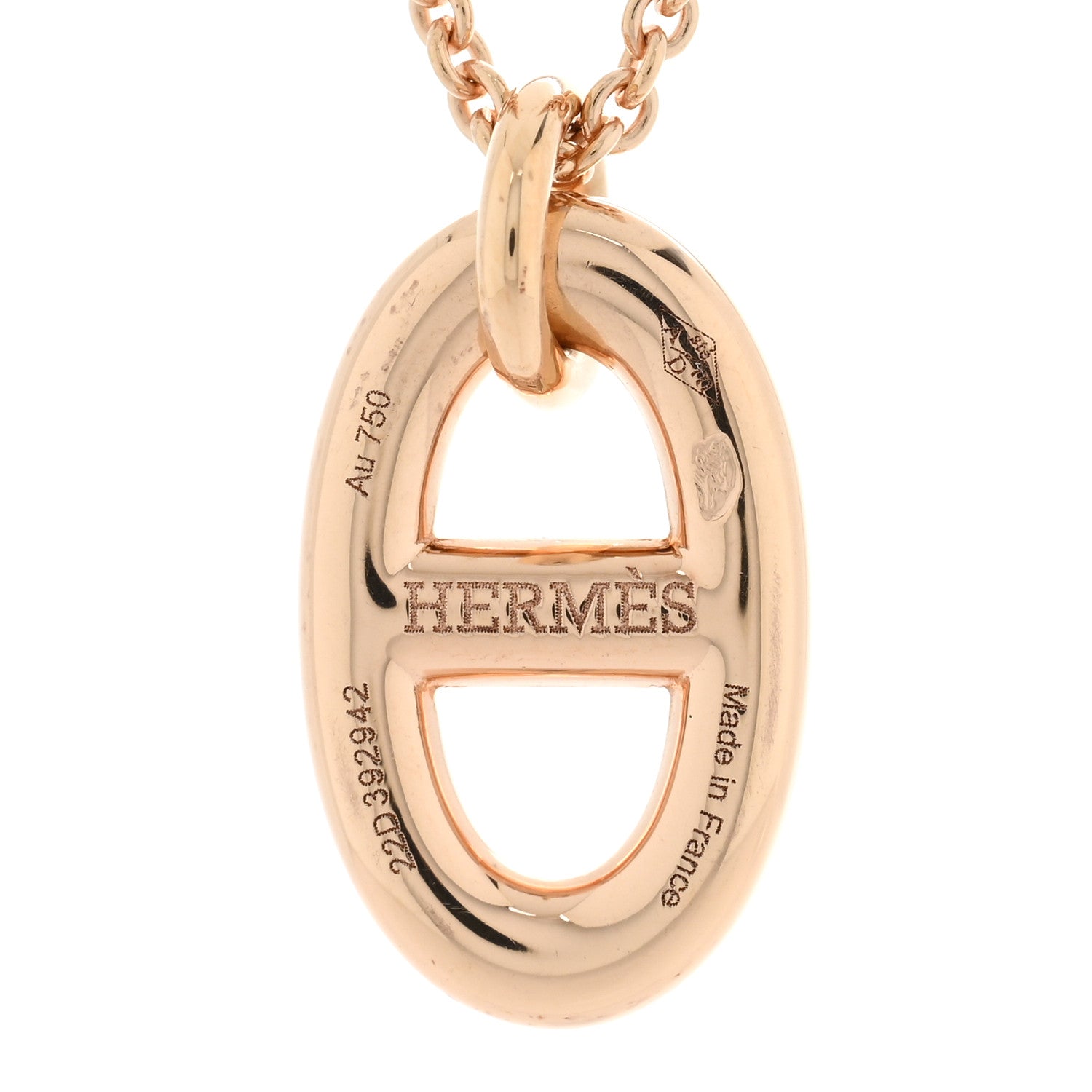 Hermes 18K Rose Gold PM Farandole Pendant Necklace 5 of 6