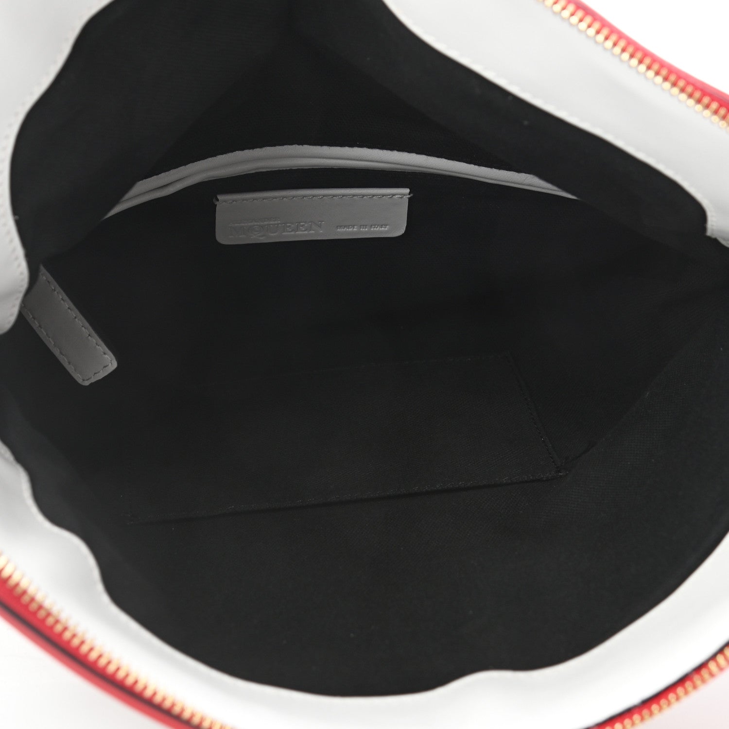 Alexander McQueen Snakeskin Padlock Skull Clutch Off White 5 of 10