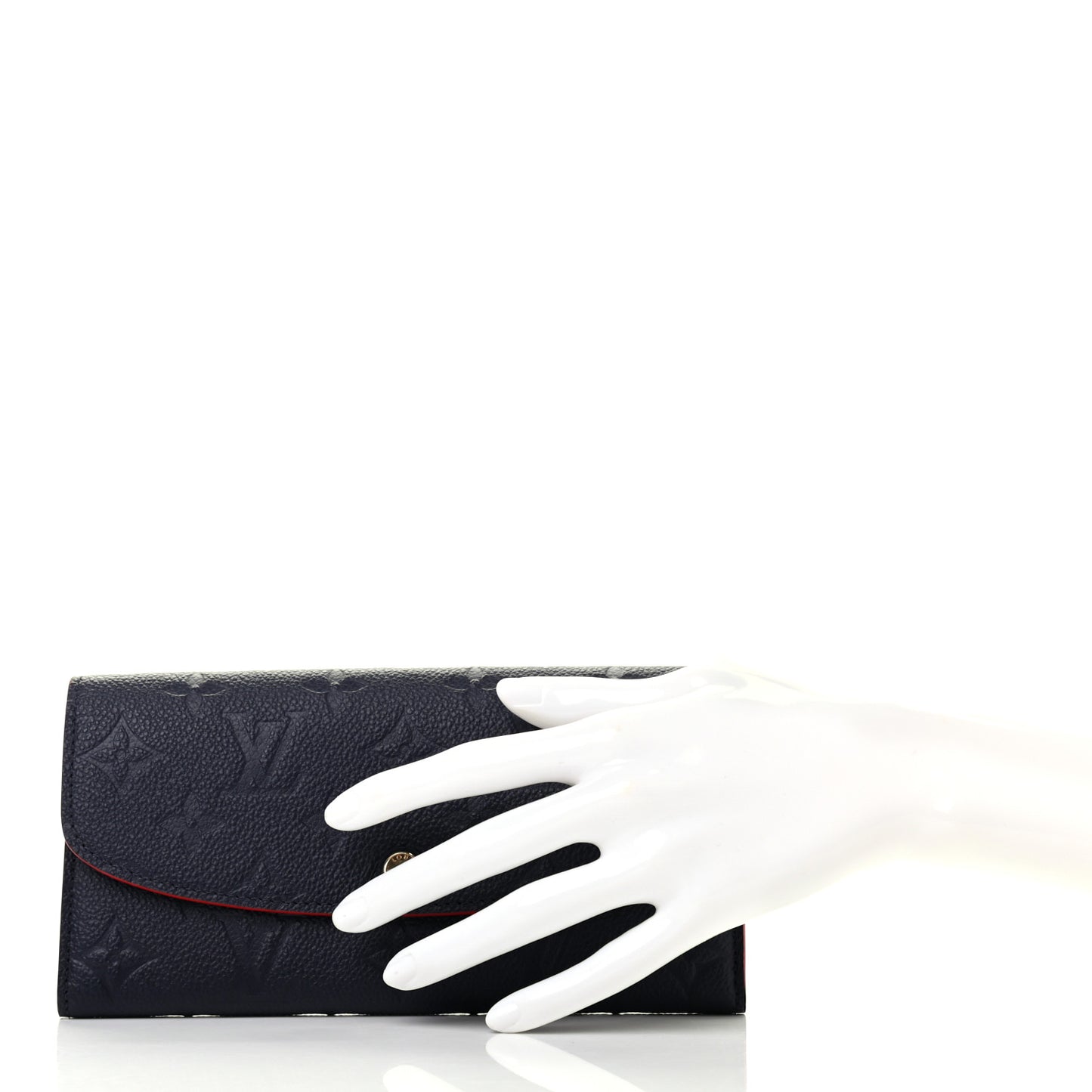 Empreinte Emilie Wallet Marine Rouge