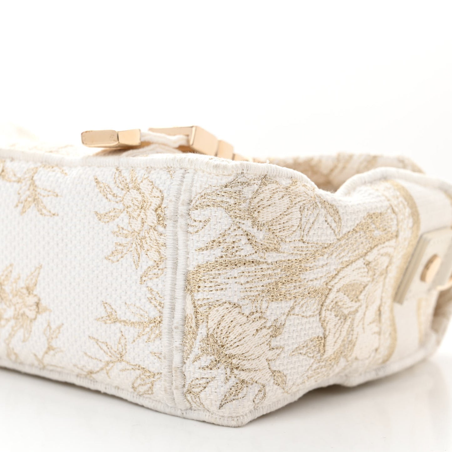 Canvas Diorcamp Messenger White Gold