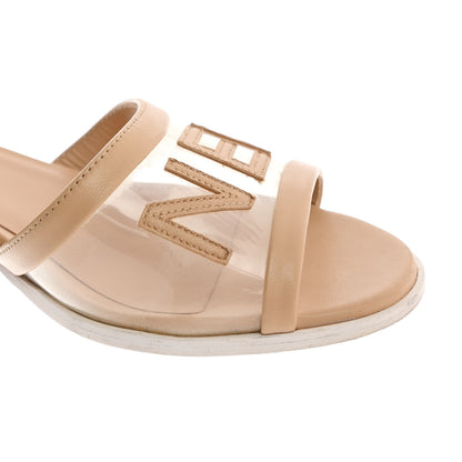 Chanel Lambskin PVC Mule 38.5 Transparent Beige 11 of 13