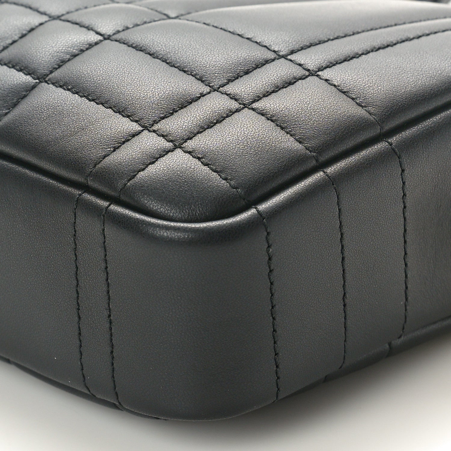 Burberry Calfskin Quilted Small Lola Camera Bag Black 9 of 9