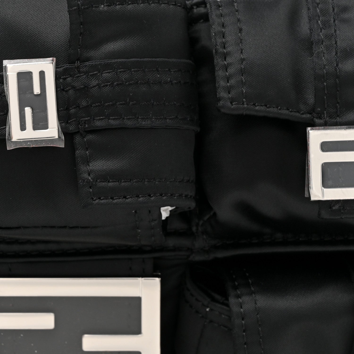 Fendi Econyl Cuoio Romano Multipocket Baguette Black 7 of 7