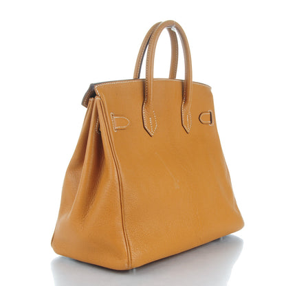 Hermes Chevre De Coromandel HAC Birkin 28 Caramel 3 of 26