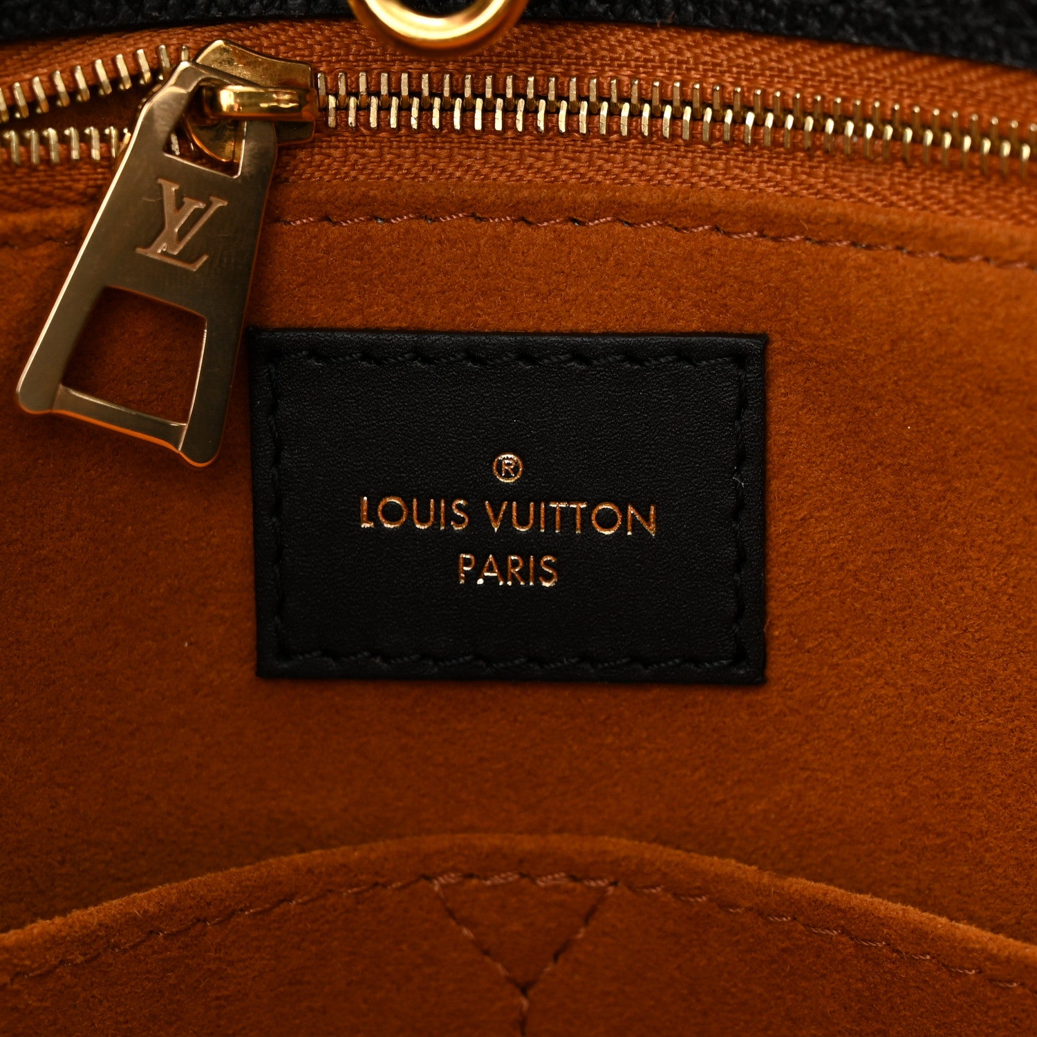 Louis Vuitton Empreinte Monogram Giant Onthego MM Black 6 of 10