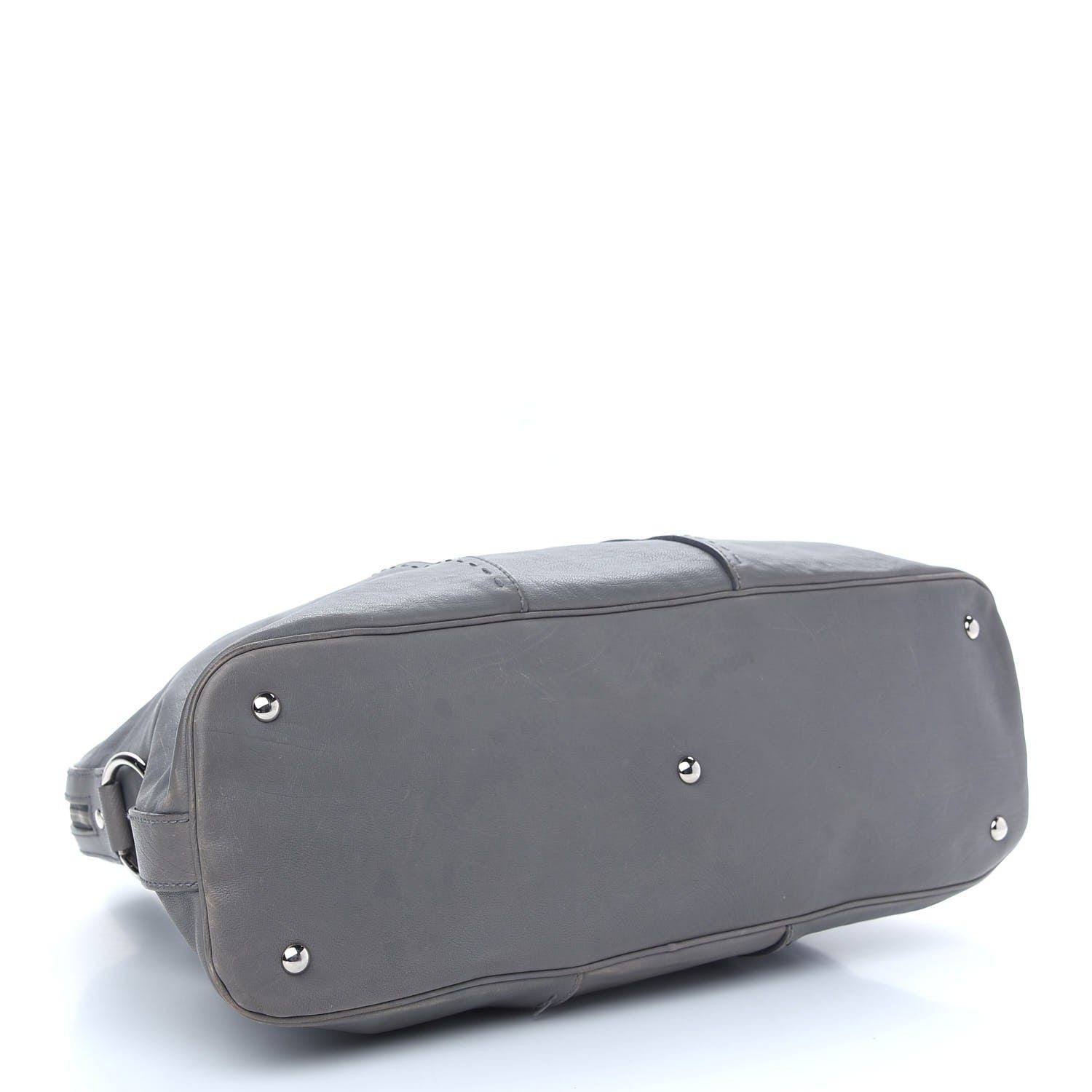 Saint Laurent Calfskin Oversized Muse Gray 4 of 11