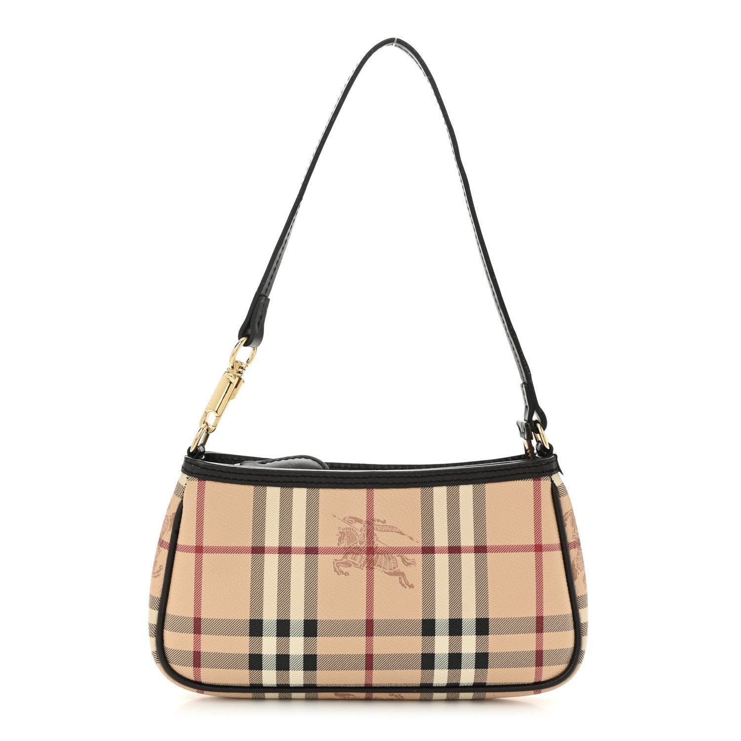 Burberry Haymarket Check Sling Bag Chocolate 1 of 7
