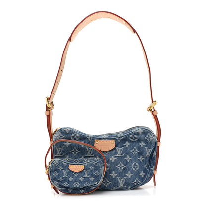 Louis Vuitton Monogram Denim Croissant MM Blue 1 of 11