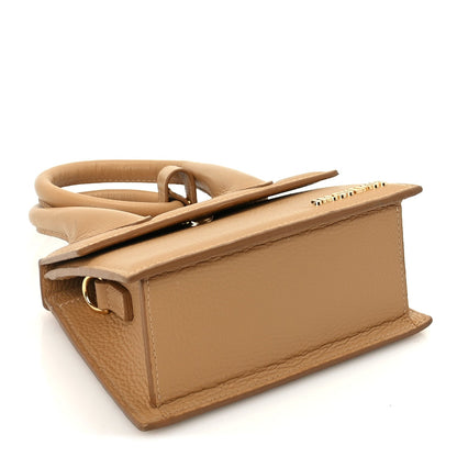 Jacquemus Grained Calfskin Le Chiquito Noeud  Camel 3 of 8