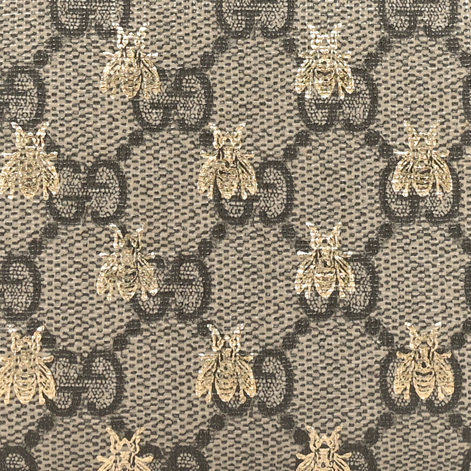 Gucci GG Supreme Monogram Bees Zip Around Wallet 8 of 10