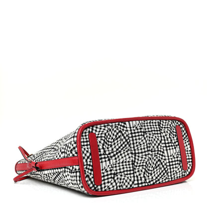 MCM Visetos Medium Liz Reversible Shopper Tote Ruby Red 13 of 23