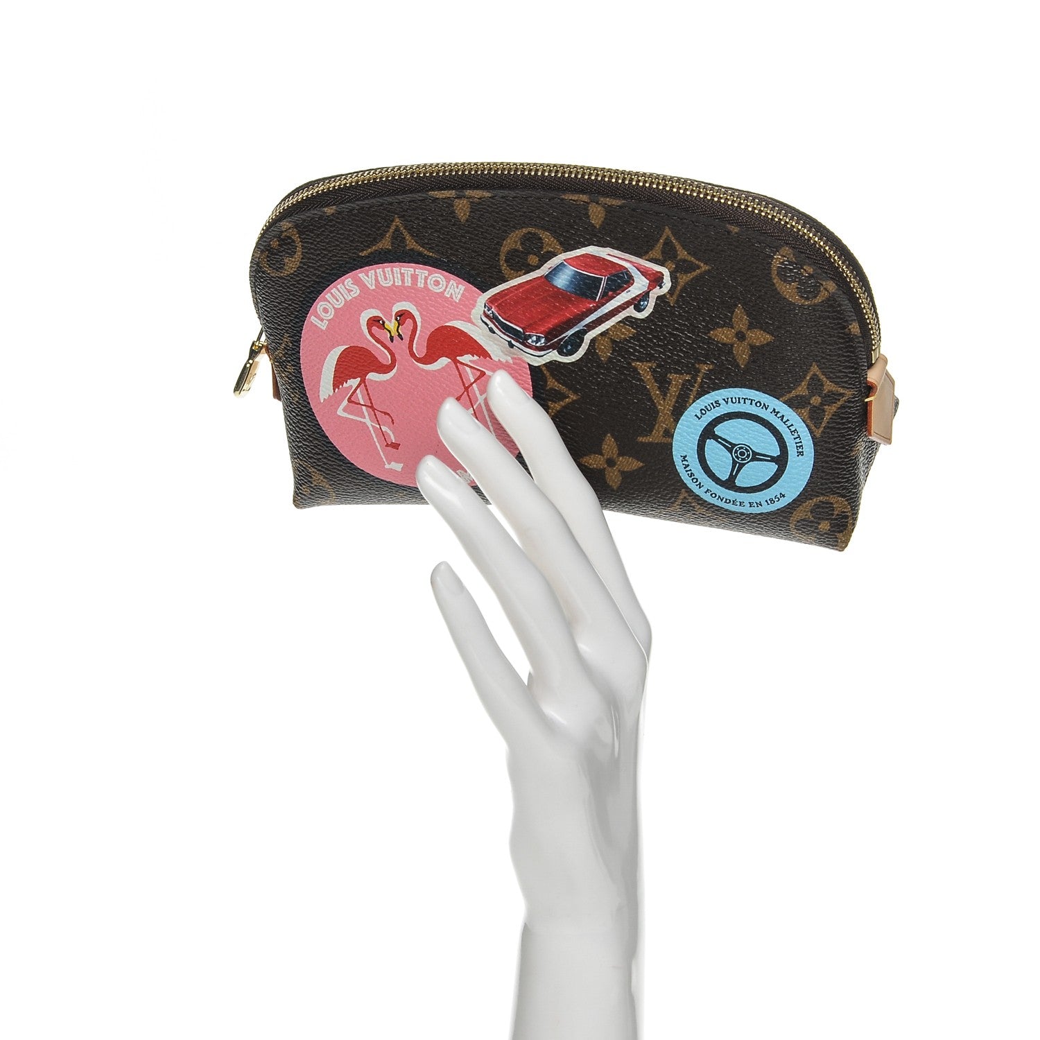 Louis Vuitton Monogram World Tour Cosmetic Pouch 2 of 6