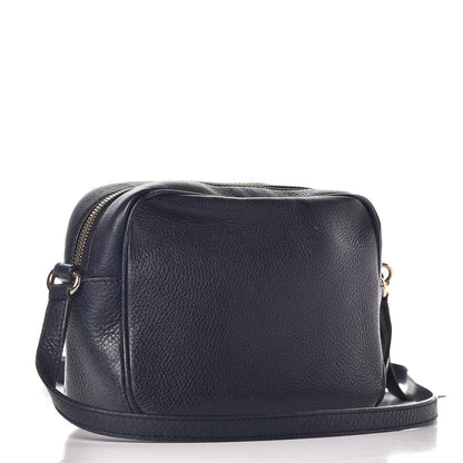 Gucci Pebbled Calfskin Small Soho Disco Bag Blue 3 of 18