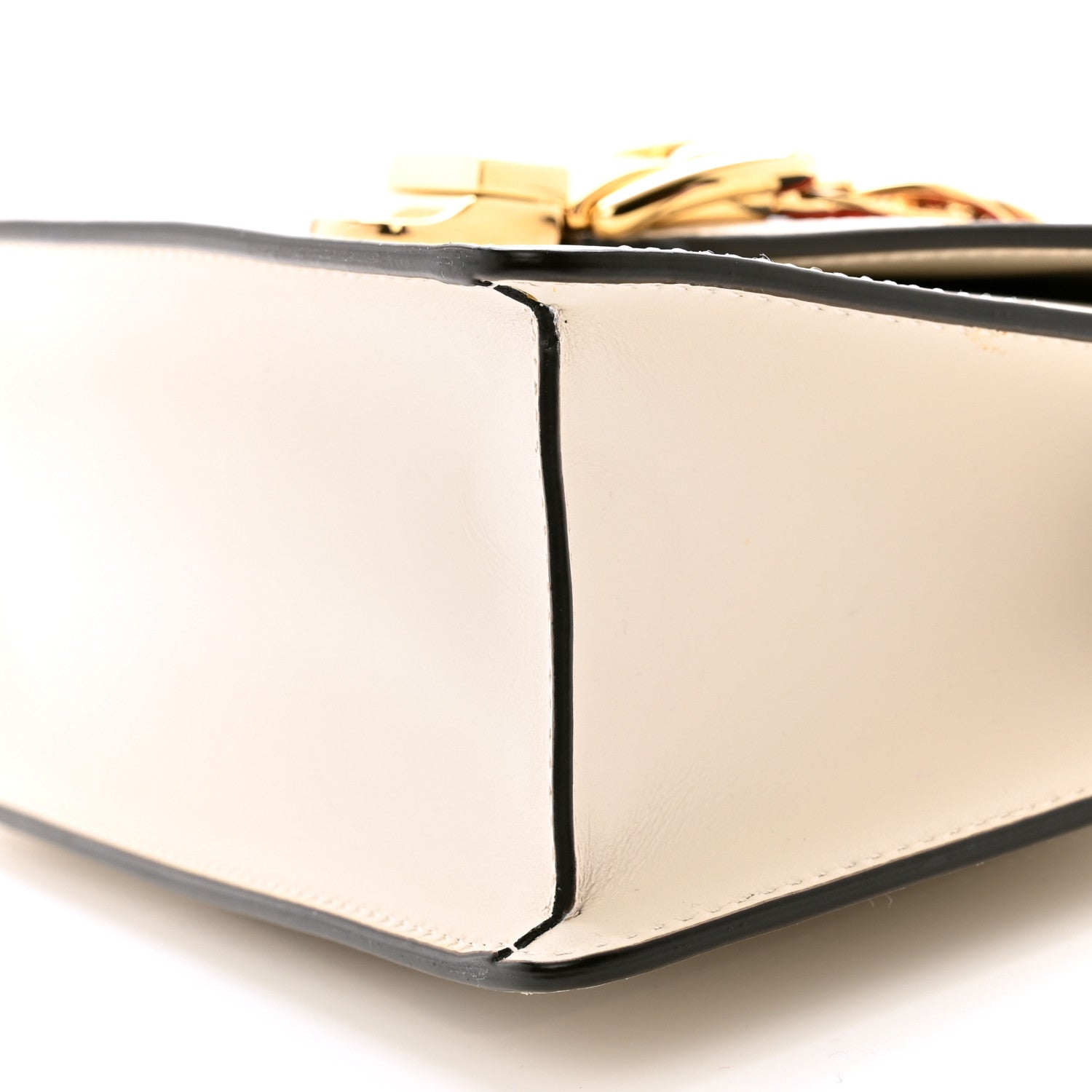 Gucci Calfskin Mini Sylvie Top Handle Bag White 10 of 15