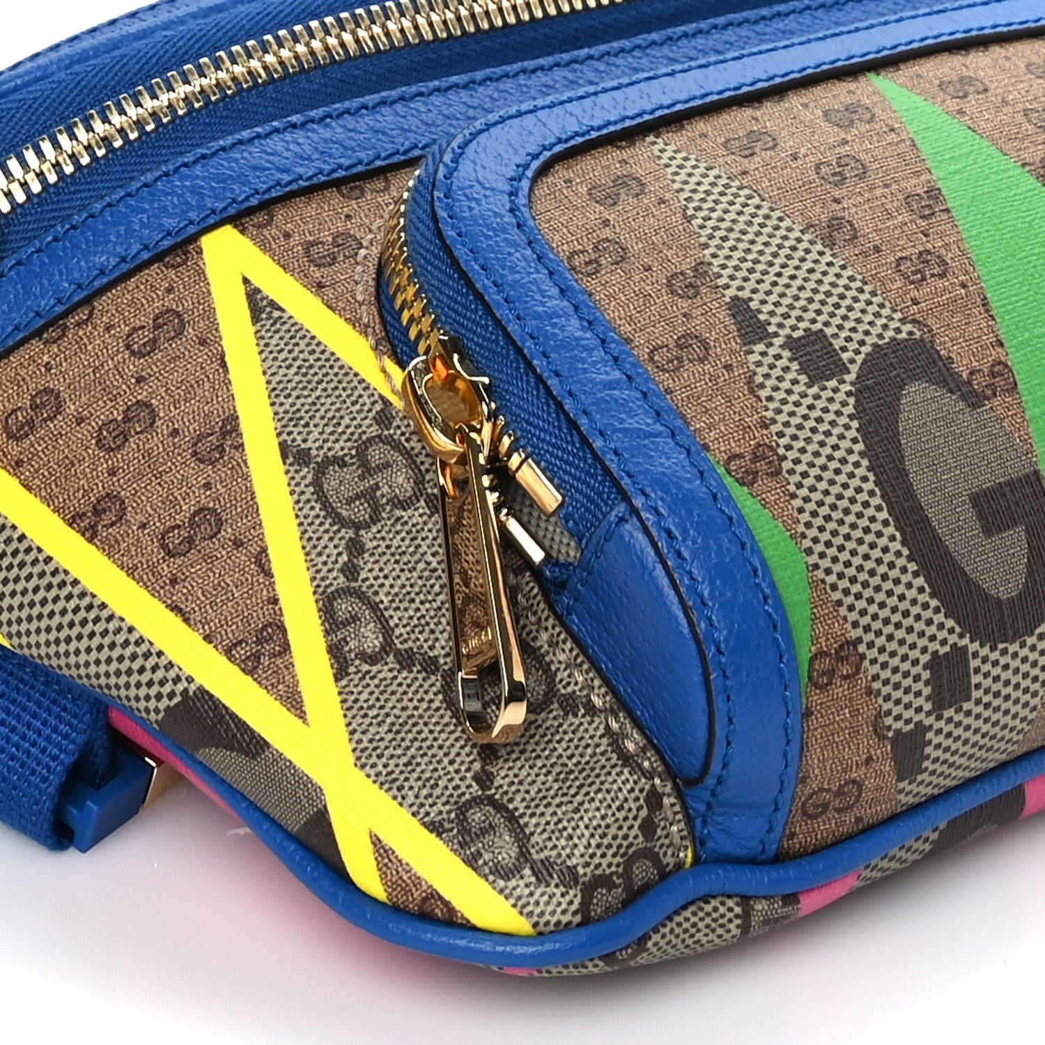 Gucci GG Supreme Monogram Rhombus Belt Bag Multicolour 7 of 8