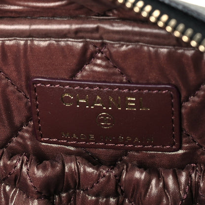 Chanel Caviar Quilted Medium Curvy Pouch Cosmetic Case Black 7 of 8