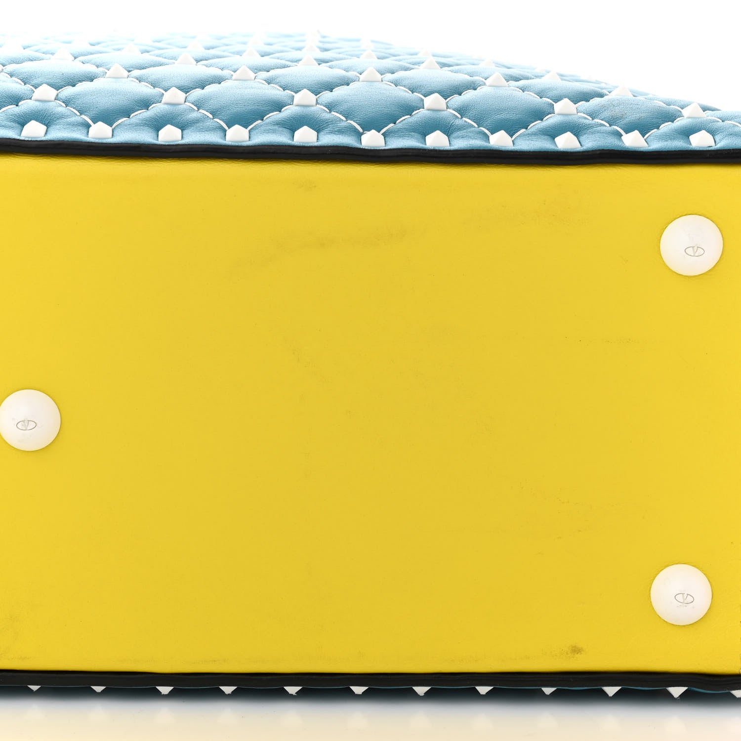 Valentino Garavani Lambskin Free Rockstud Spike Bowling Bag Multicolor 10 of 11