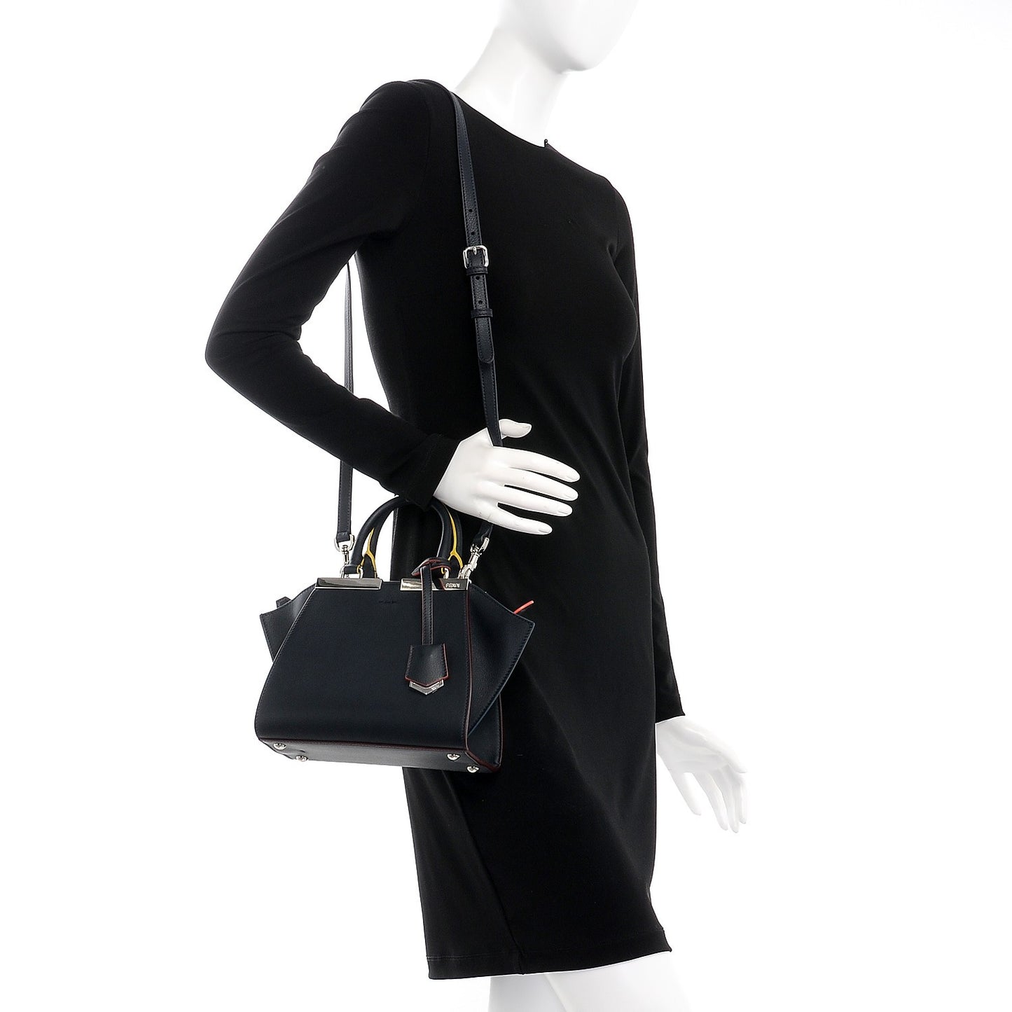 Vitello Dolce Mini 3jours Tote Blue Notte