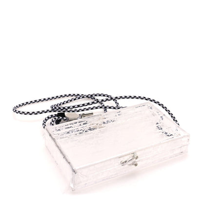 Christian Dior Plexiglass Vertical Pouch Translucent 3 of 8