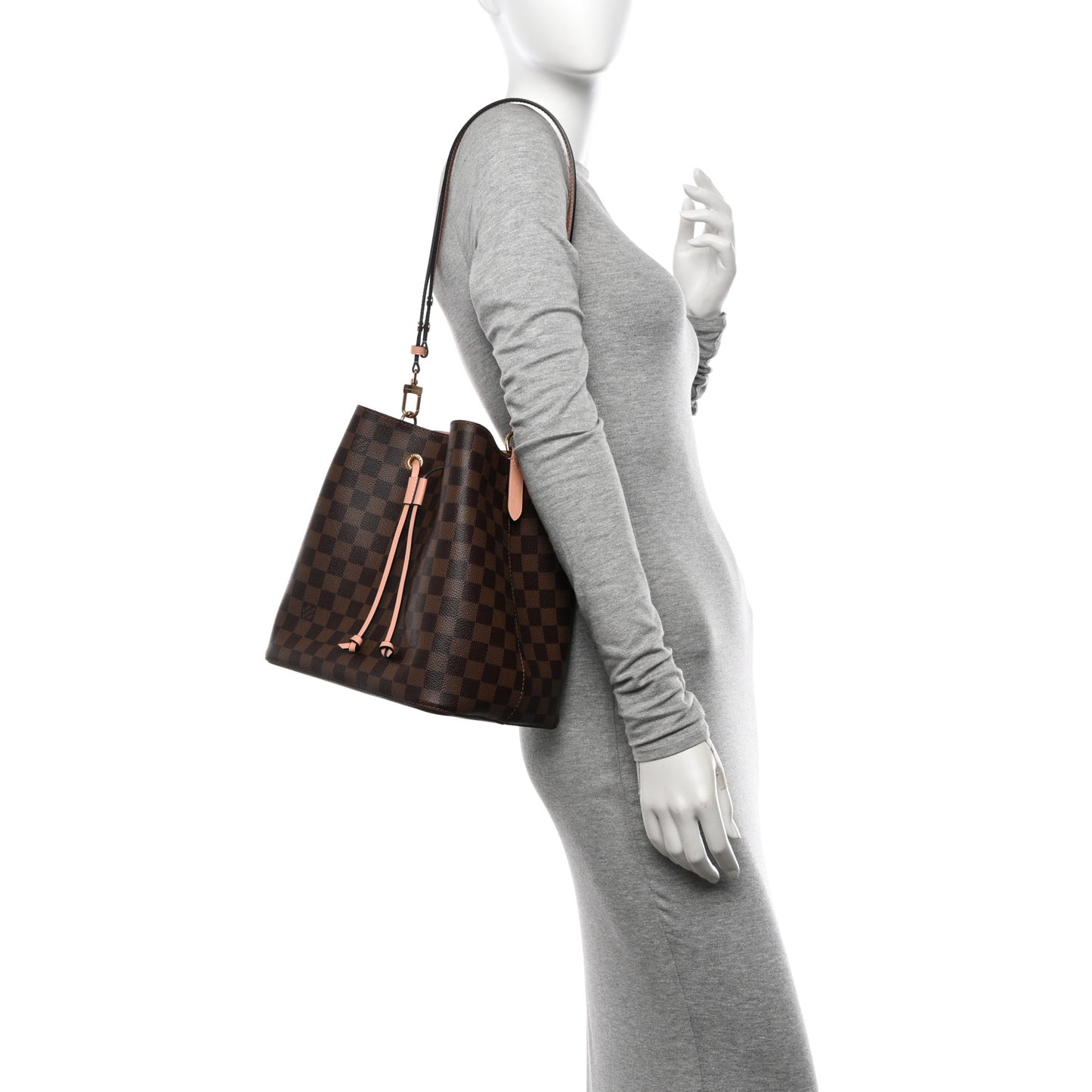 Damier Ebene Neonoe MM Venus Pink