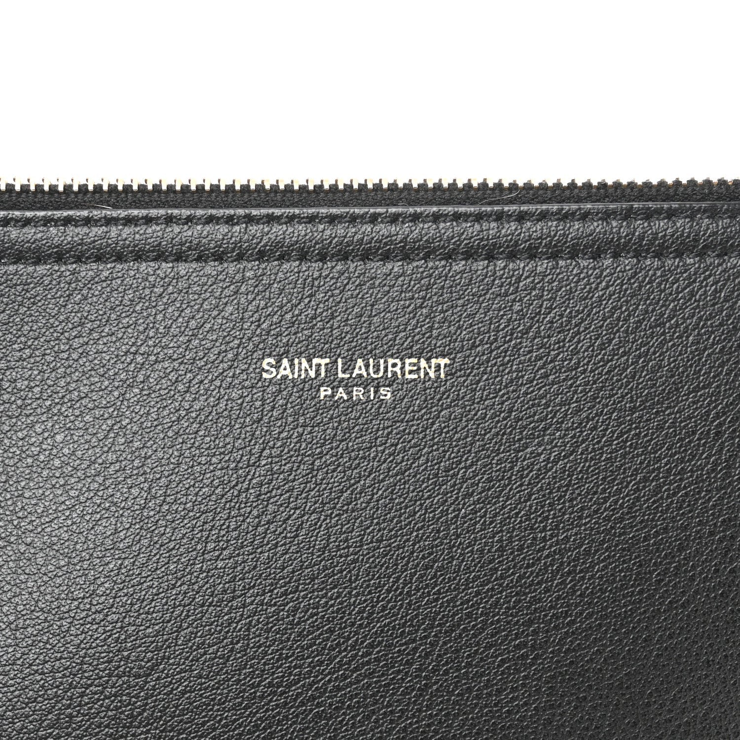 Saint Laurent Calfskin Large Shopping Tote Black 7 of 7