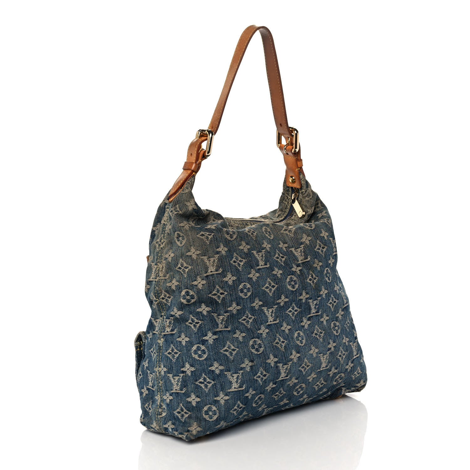 Louis Vuitton Denim Baggy GM Blue 3 of 10