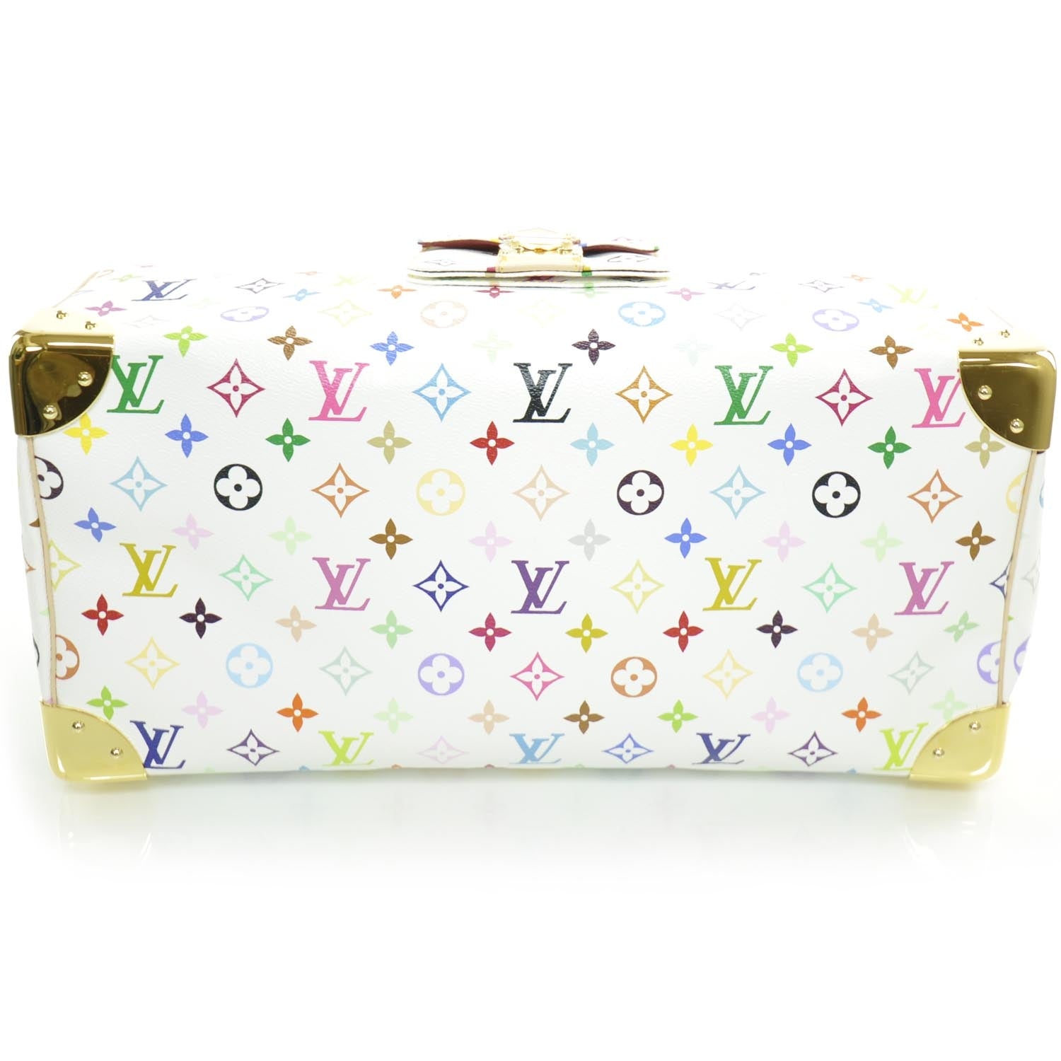 Louis Vuitton Monogram Multicolor Speedy 40 White 4 of 8