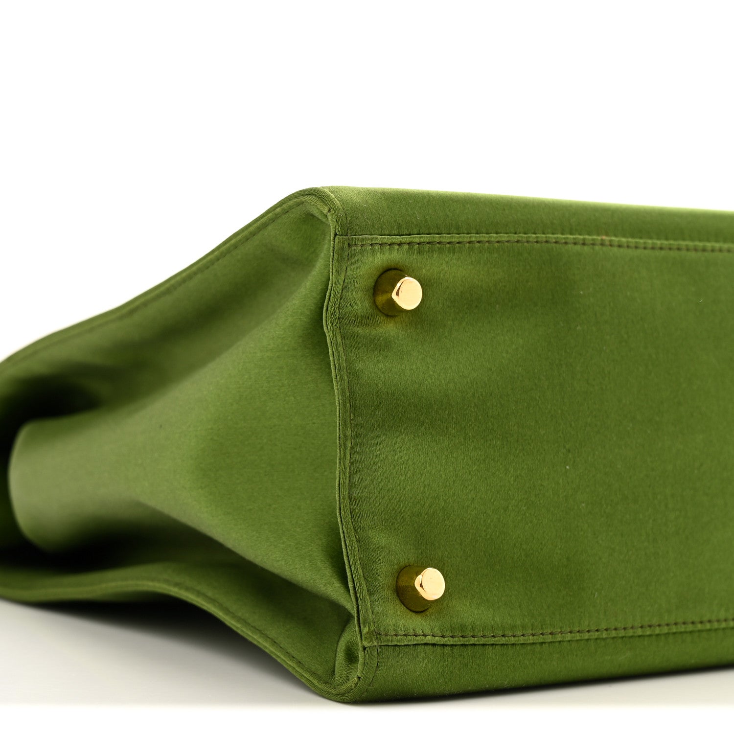 Prada Satin Framed Bag Felce 8 of 13