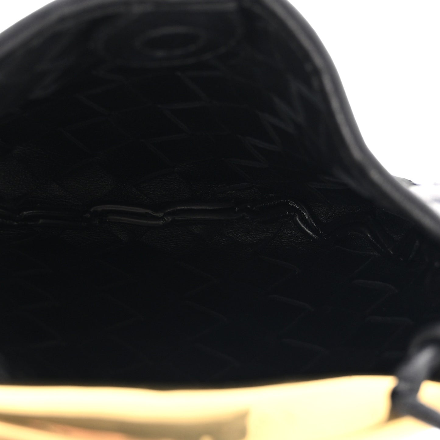 Nappa Intrecciato Mini Sardine Bag Black