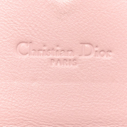 Christian Dior Patent Cannage Lady Dior Rendezvous Wallet On Chain Light Pink 6 of 11