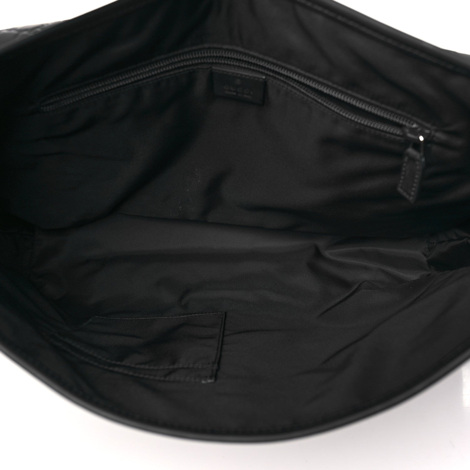 Gucci Rubber Guccissima Medium Messenger Bag Black 5 of 11