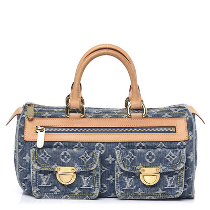 Louis Vuitton Monogram Denim Neo Speedy Blue 1 of 10