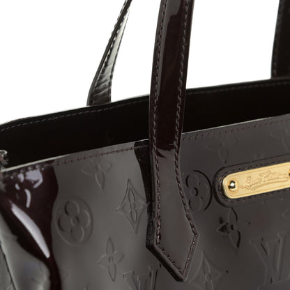 Louis Vuitton Vernis Wilshire PM Amarante 10 of 14