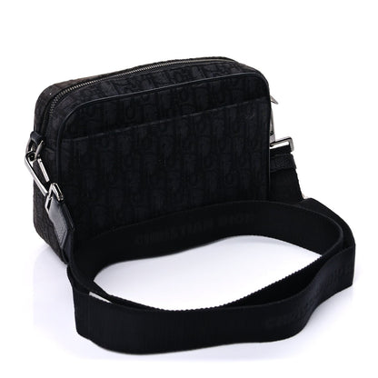 Christian Dior HOMME Oblique Safari Messenger Black 2 of 8