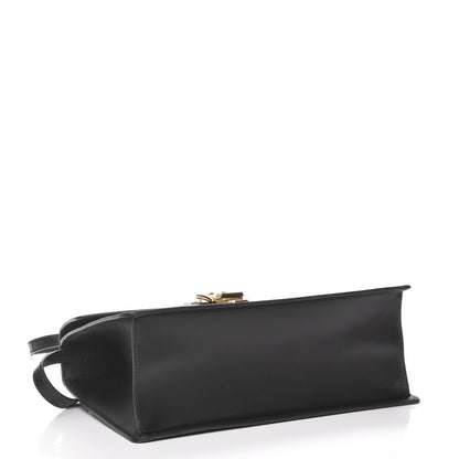 Gucci Calfskin Medium Sylvie Top Handle Bag Black 5 of 8