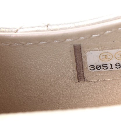 Chanel Iridescent Lambskin Quilted Airpods Pro Case Ivory 8 of 9