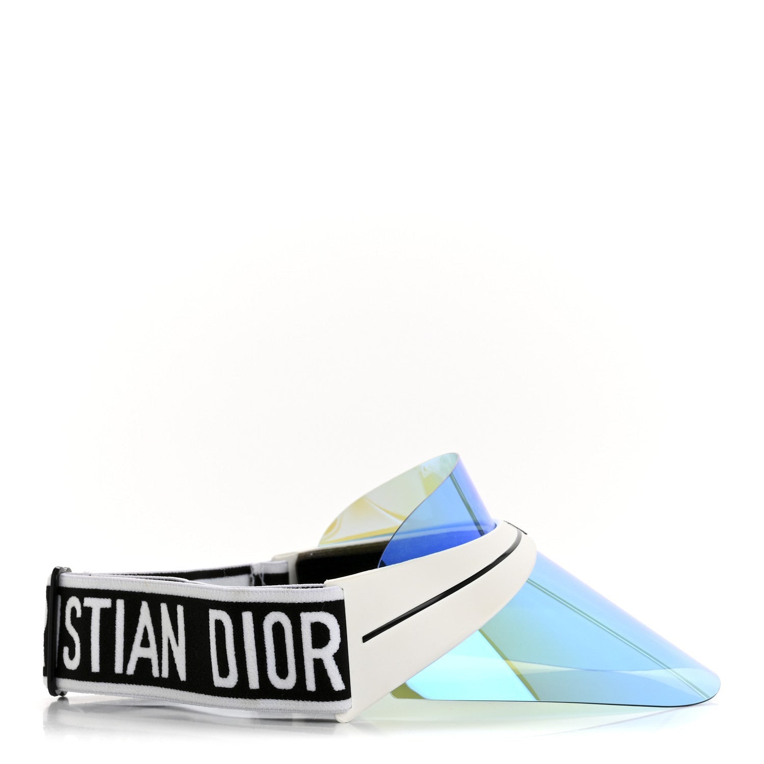 Christian Dior Mirrored DiorClub1 Sun Visor Blue 5 of 7