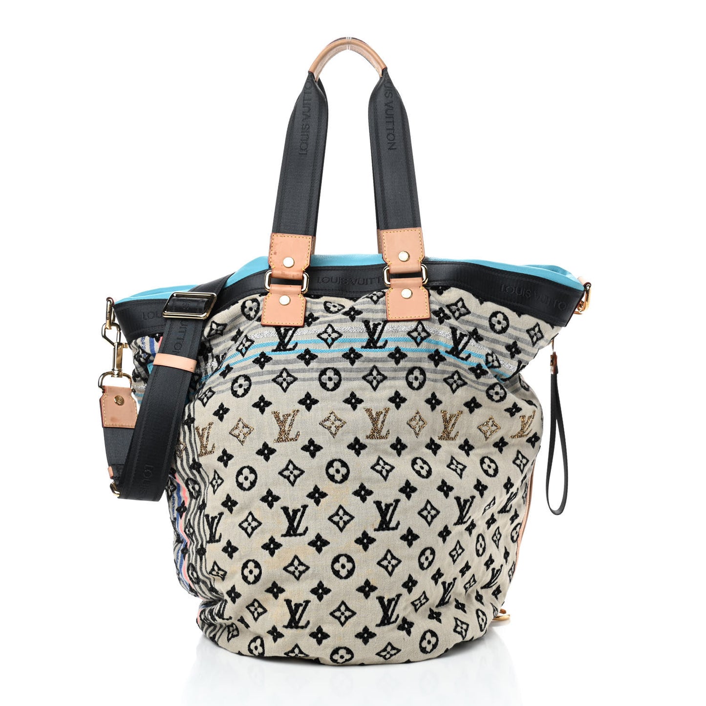 Fabric Jacquard Monogram Cheche Gypsy GM Blue