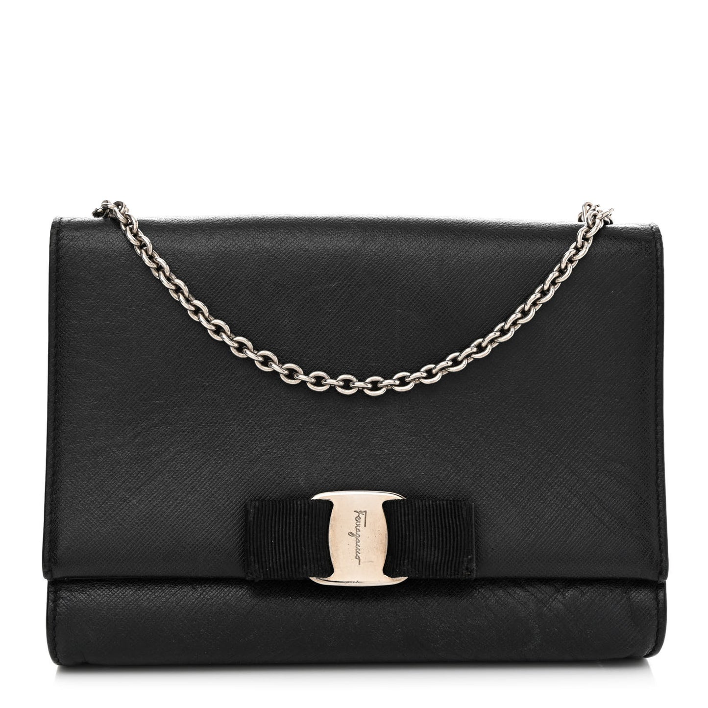 Calfskin Vara Bow Mini Bag Black