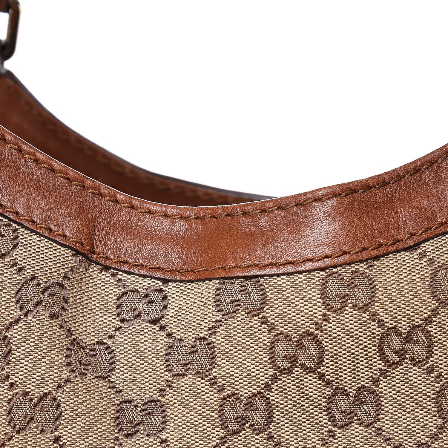 Gucci Monogram Large Sukey Tote Brown 9 of 27