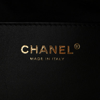 Chanel Suede Quilted Small Chanel 25 Handbag Black 6 of 10