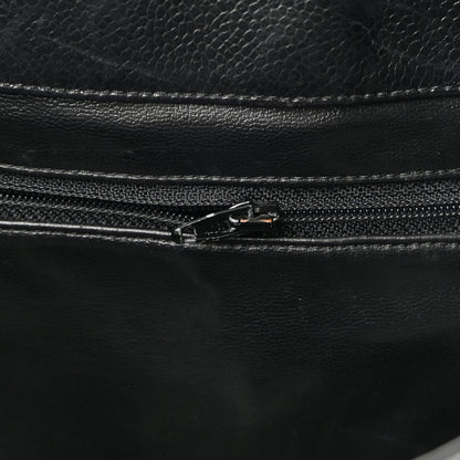 Chanel Caviar Large CC Shoulder Bag Black 14 of 18