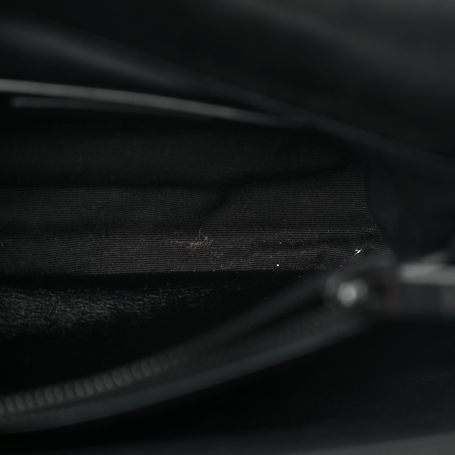 Saint Laurent Sheepskin Matelasse Chevron Monogram Monochrome Medium College Bag Black 4 of 10