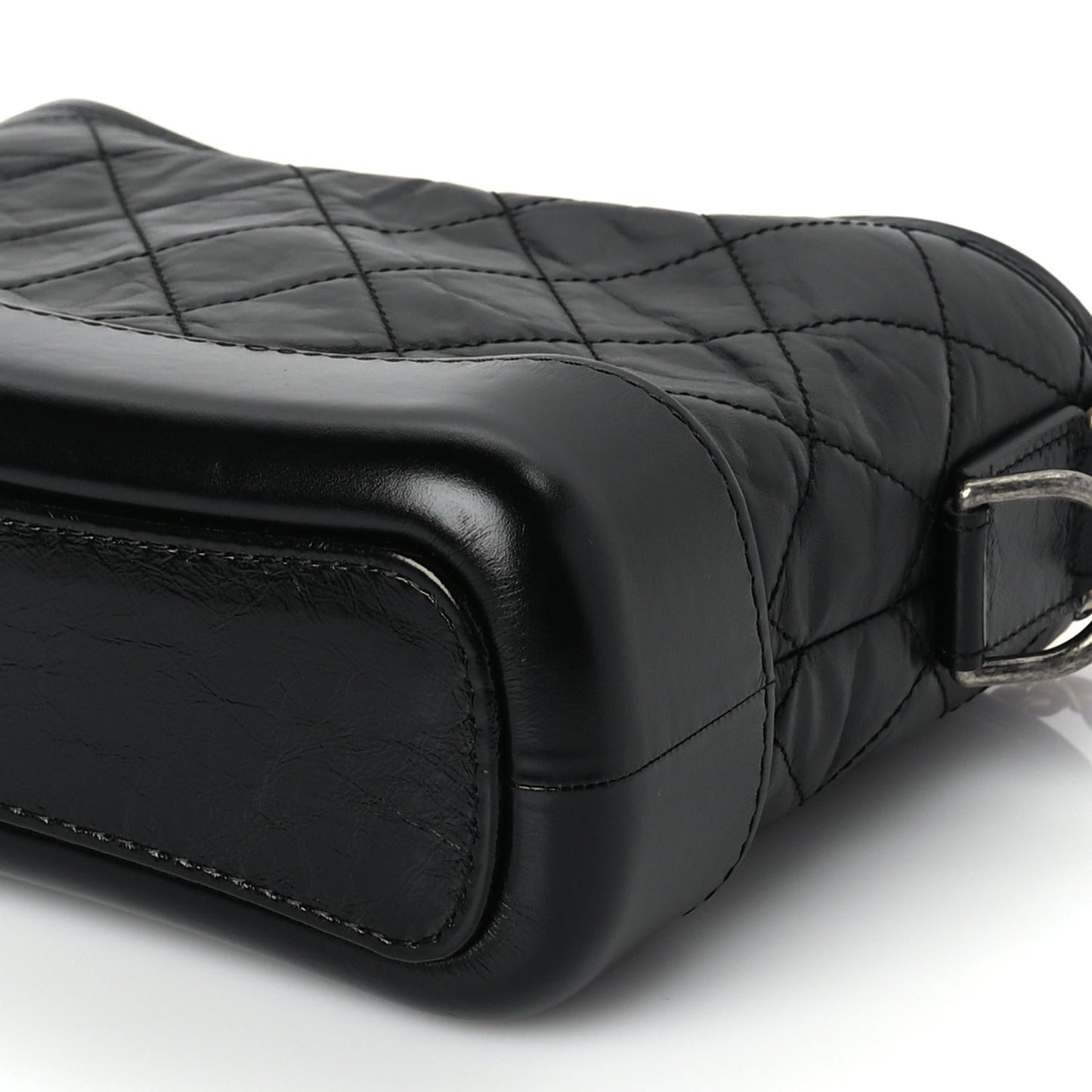 Aged Calfskin Chevron Quilted Small Gabrielle Hobo